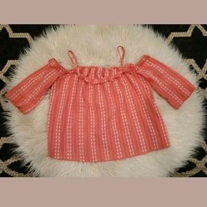 Off the shoulder/ Coral / small